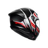 K6 S E2206, Integralhelm - Karve Matt Black/White/Red
