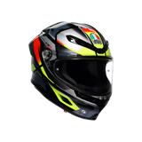 K6 S E2206, Integralhelm - Erazer Black/Red/Yellow Fluo