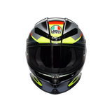 K6 S E2206, Integralhelm - Erazer Black/Red/Yellow Fluo