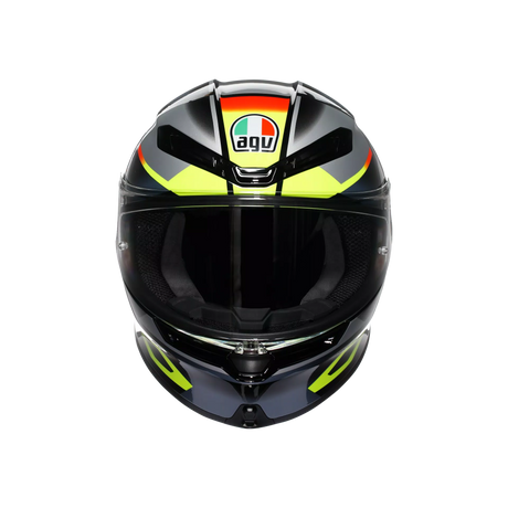 K6 S E2206, Integralhelm - Erazer Black/Red/Yellow Fluo