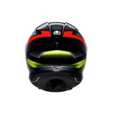 K6 S E2206, Integralhelm - Erazer Black/Red/Yellow Fluo
