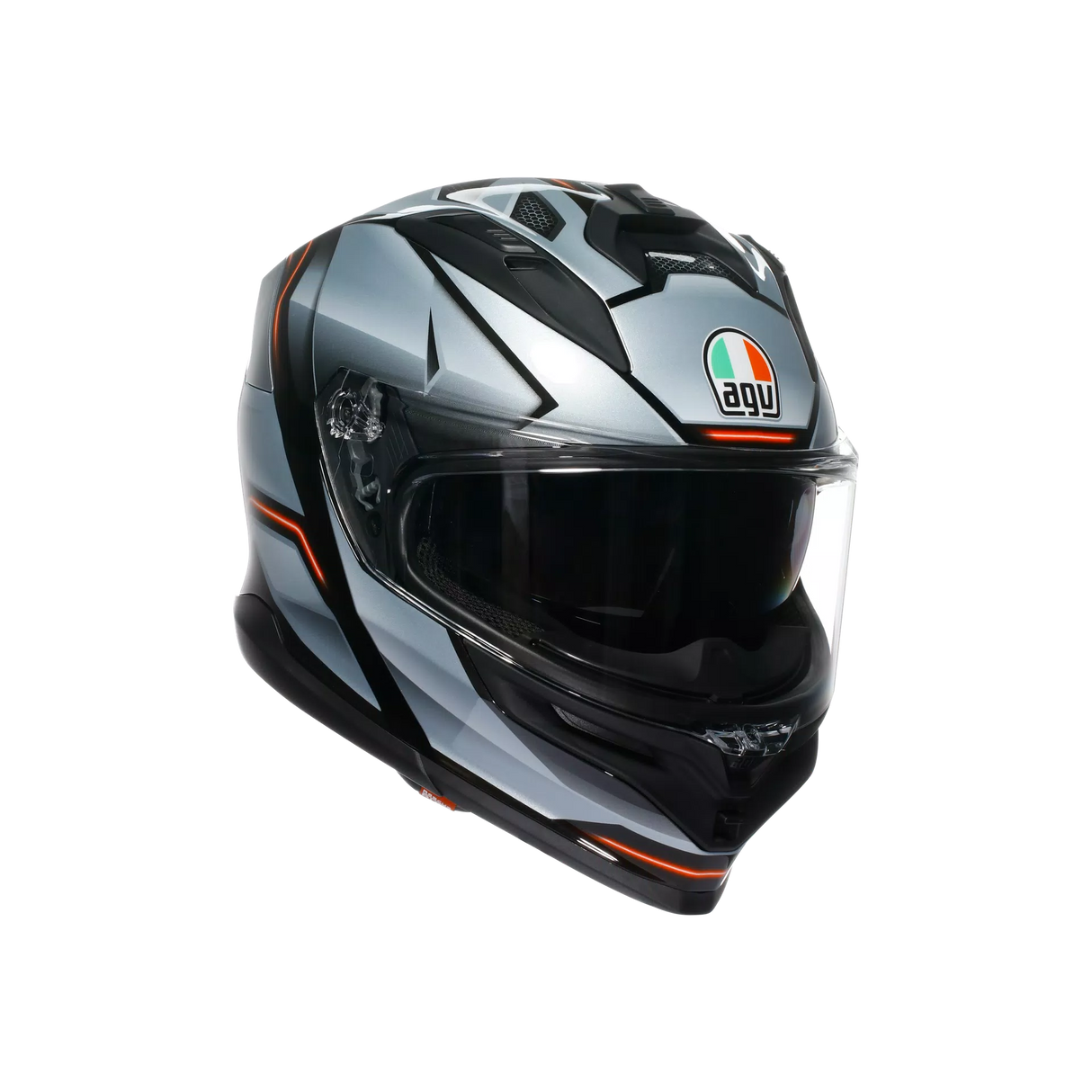 K7 S E2206, Integralhelm - Jaeger Black/Silver