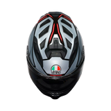 K7 S E2206, Integralhelm - Jaeger Black/Silver