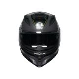 K7 S E2206, Integralhelm - Kyber Matt Grey/Yellow Fluo