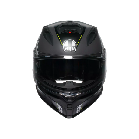 K7 S E2206, Integralhelm - Kyber Matt Grey/Yellow Fluo