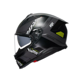 K7 S E2206, Integralhelm - Kyber Matt Grey/Yellow Fluo