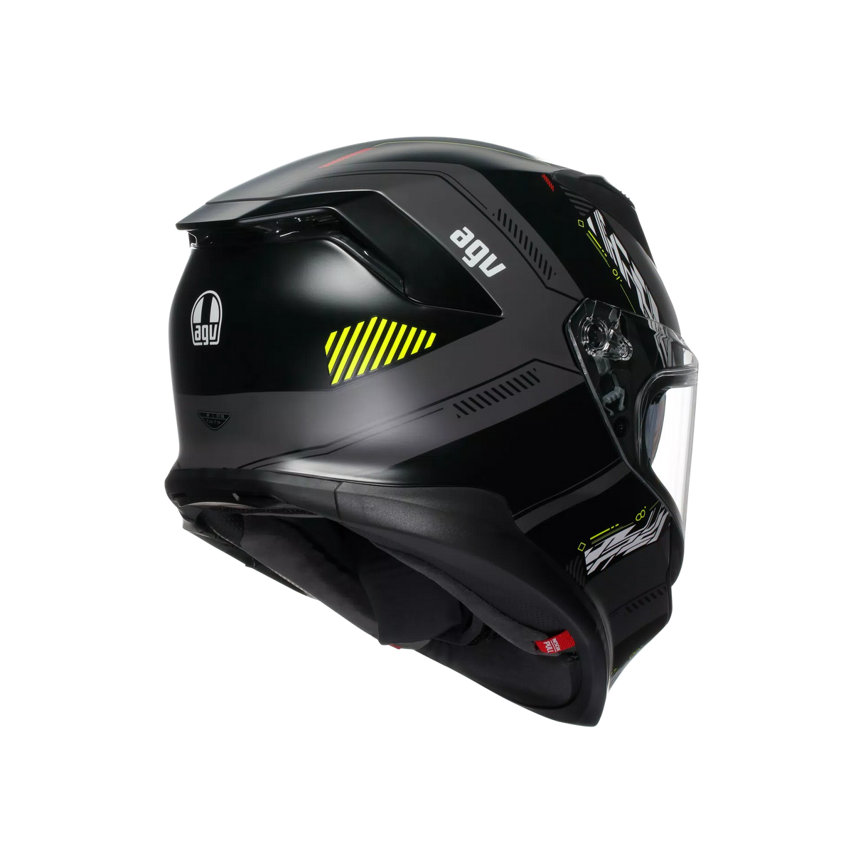 K7 S E2206, Integralhelm - Kyber Matt Grey/Yellow Fluo