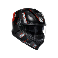 K7 S E2206, Integralhelm - Kyber Matt Black/Red