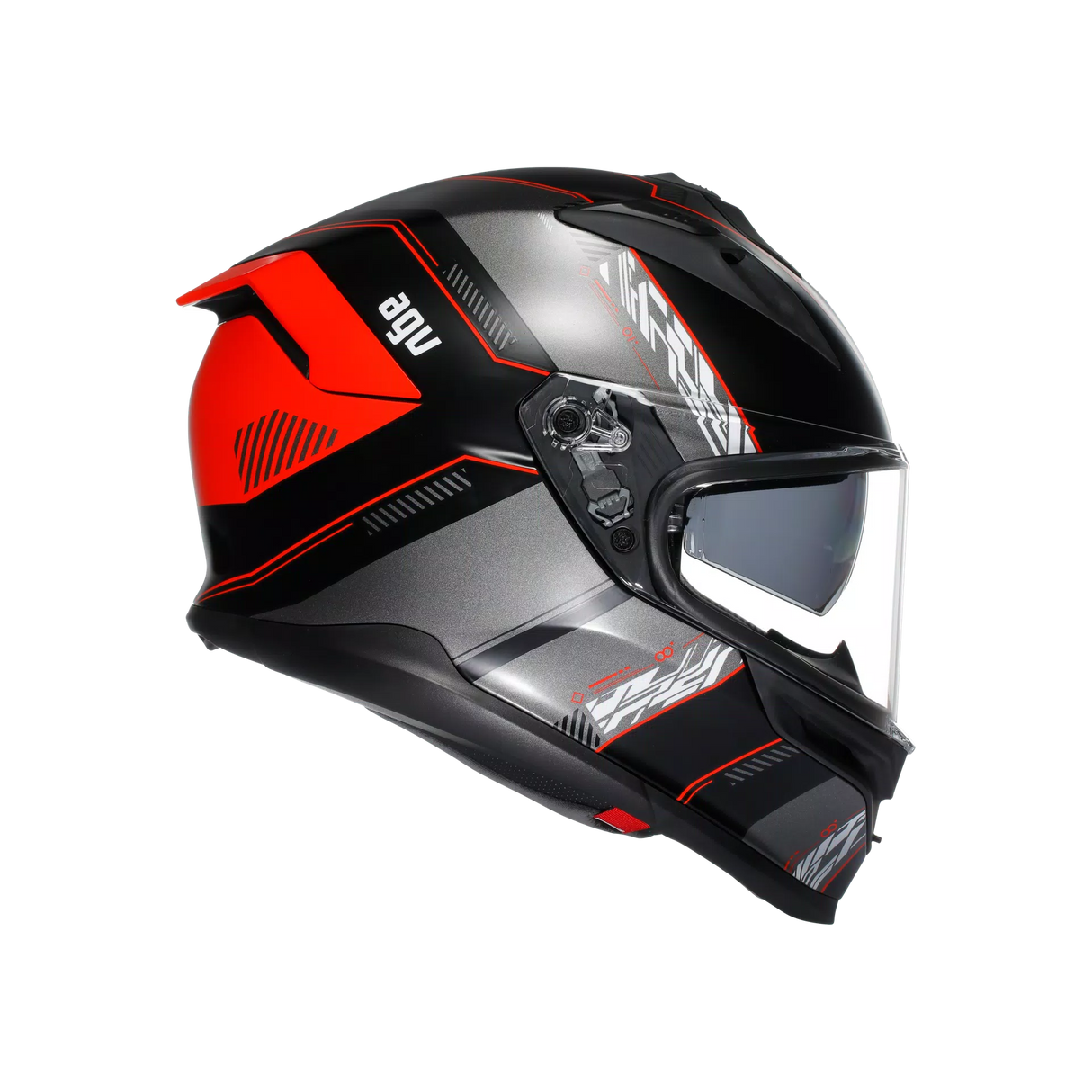 K7 S E2206, Integralhelm - Kyber Matt Black/Red