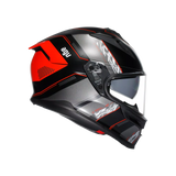 K7 S E2206, Integralhelm - Kyber Matt Black/Red