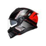 K7 S E2206, Integralhelm - Kyber Matt Black/Red