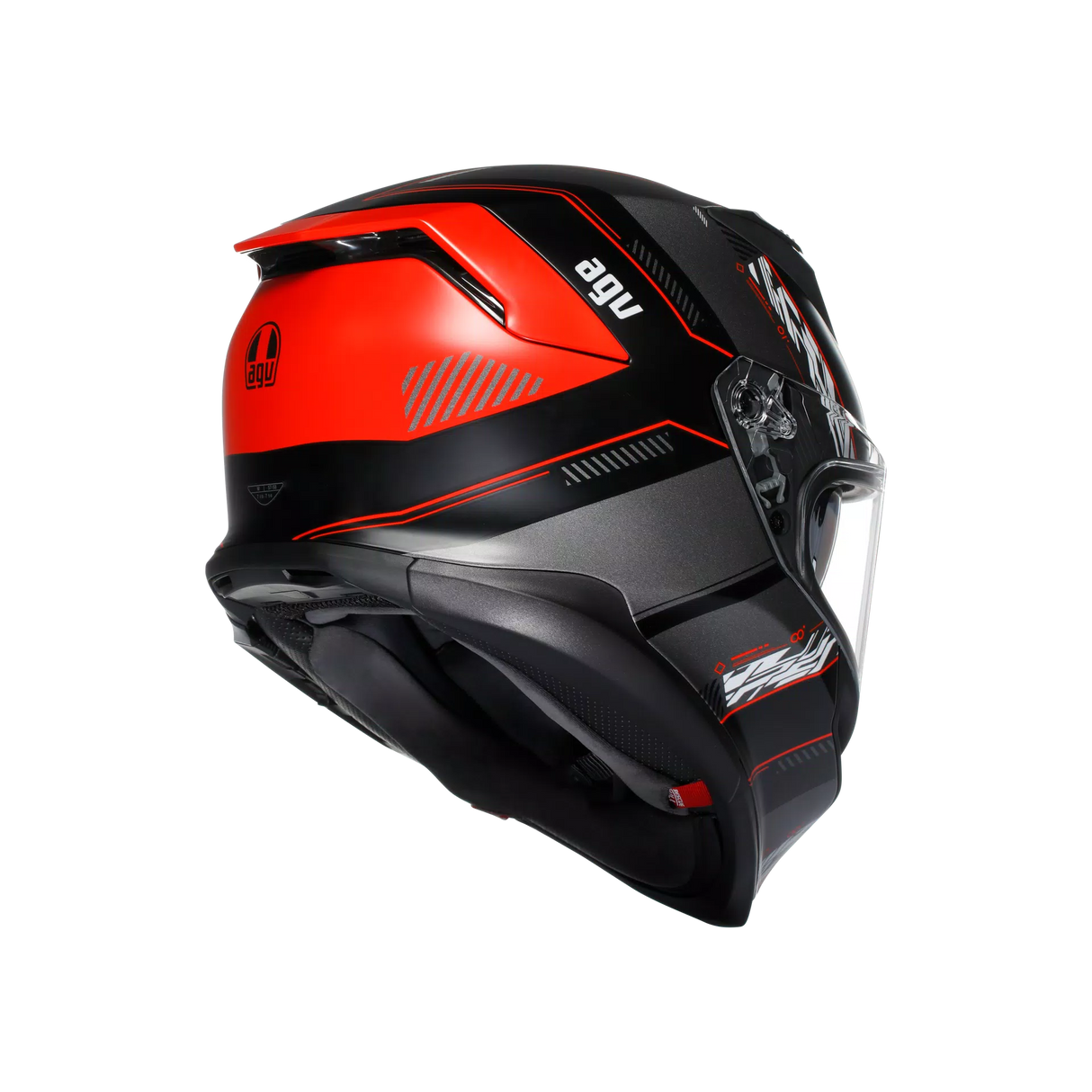 K7 S E2206, Integralhelm - Kyber Matt Black/Red
