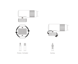 ''The Pump'' Helix Standpumpe silver