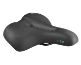 Float Urban Relaxed Fahrradsattel - schwarz