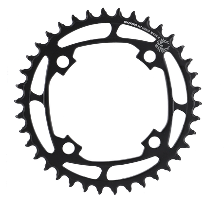 Plato X-Sync Eagle - LK: 104mm, acero, negro, - 12 velocidades