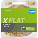 Kette X Flat 12/13-fach, 126 Glieder, gewachst - gold