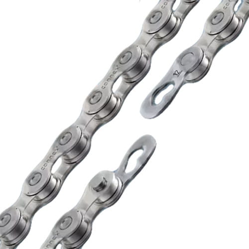 12sW Kette, 1/2" x 11/128" 12-fach - silber