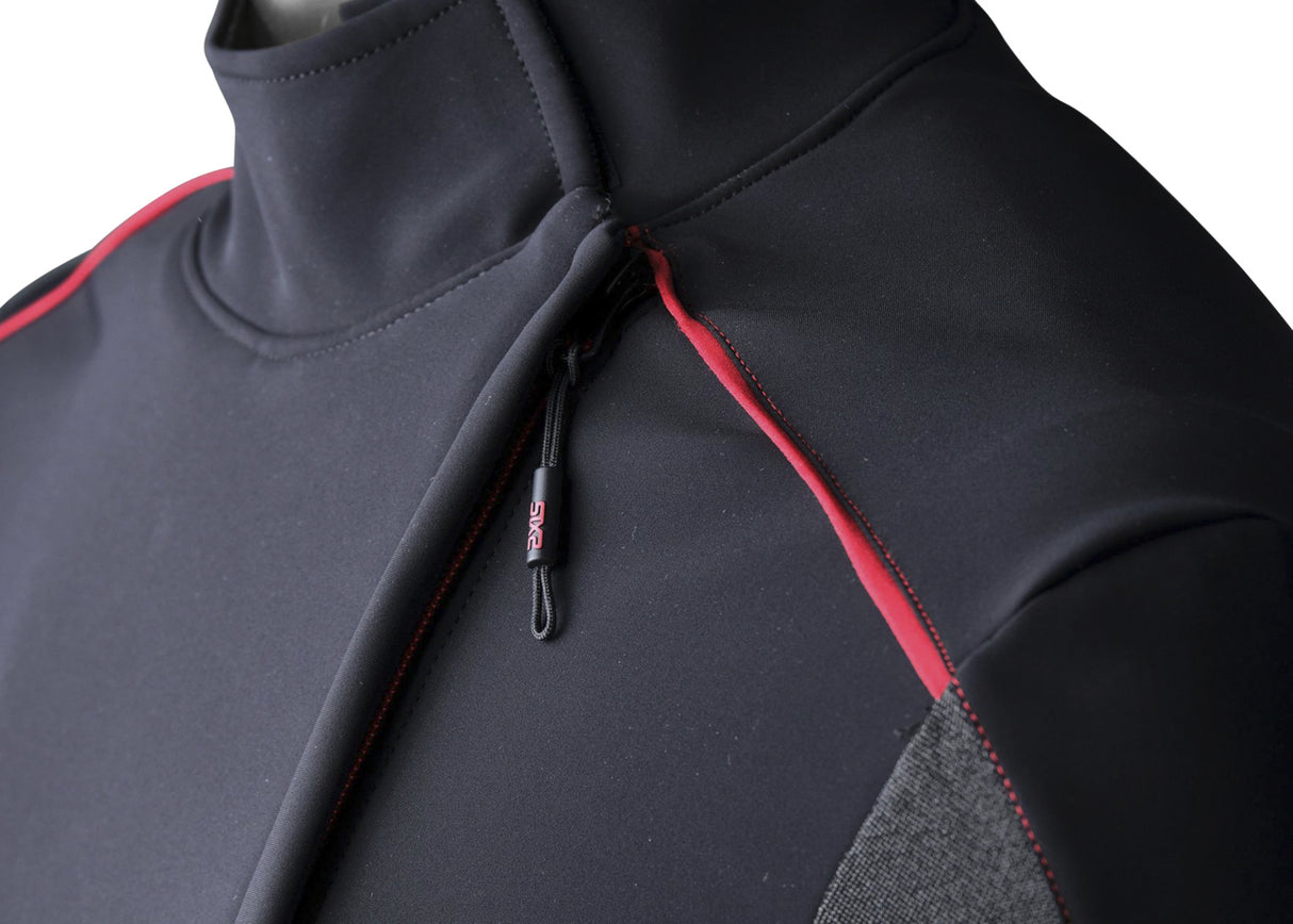 Windstopper gilets WTS V3 schwarz-rot