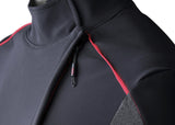 Windstopper gilets WTS V3 schwarz-rot