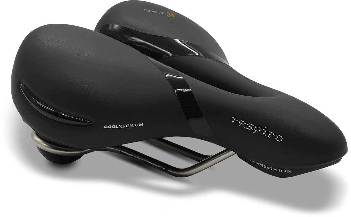 Respiro Relaxed Fahrradsattel, 227 mm - schwarz