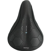 Slow Fit Foam Saddle Cover - black 