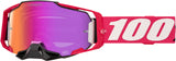 100% Armega HIPER Goggle Kloug - Mirror Dark Red Lens