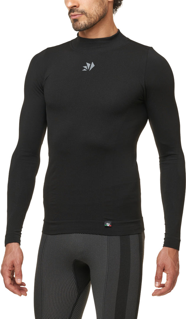 Langarm Funktions Shirt TS3 V2 all black schwarz