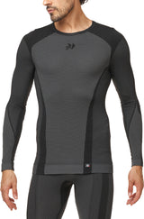 Langarm Funktions Shirt TS2 V2 schwarz-carbon