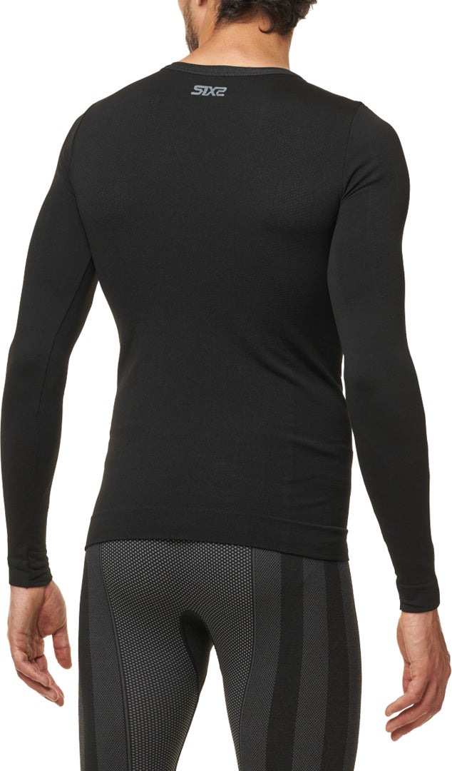 Langarm Funktions Shirt TS2 V2 schwarz (all black)