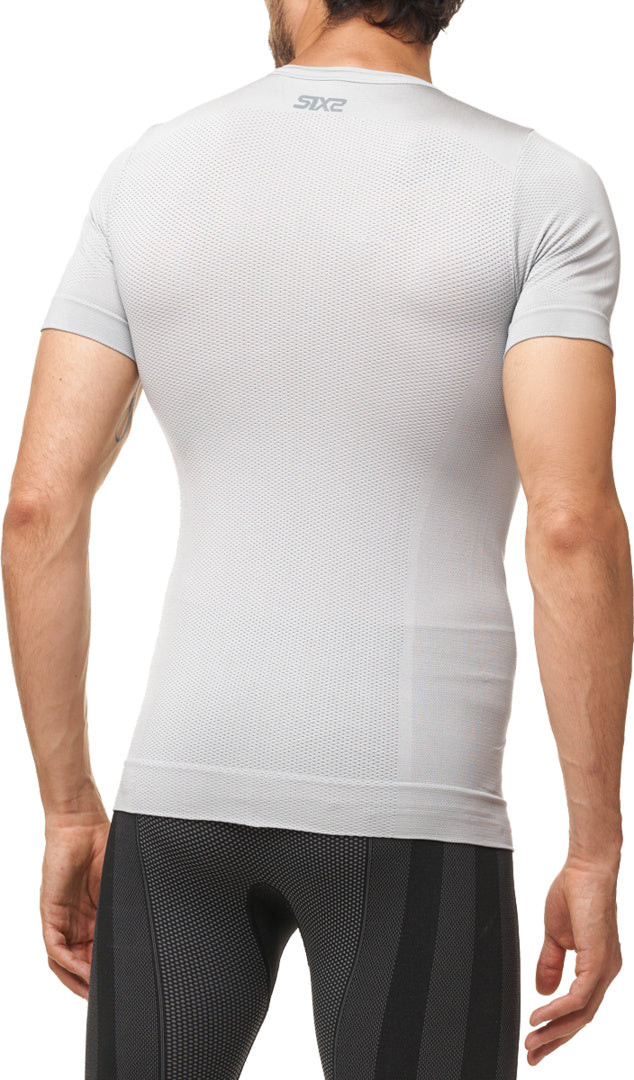 Funktions t-shirts TS1 V2 silber- weiss