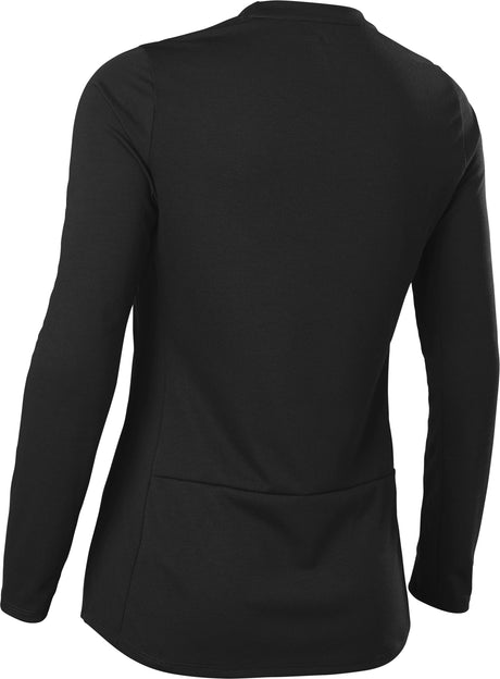 Women's Ranger Dr Long Sleeve Jersey - Black