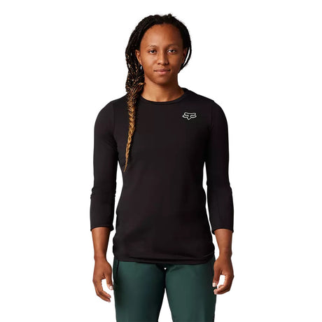 Womens Ranger Dr 3/4 Jrsy - black