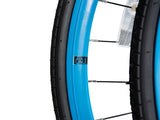 Deep Section Singlespeed Fixed Gear Laufradsatz - 30 mm Felgen - blau