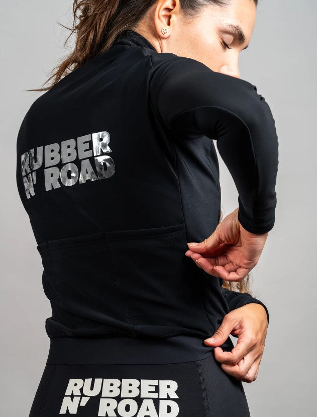 Women's Rebel Hybrid Jacket - Black / Chrome