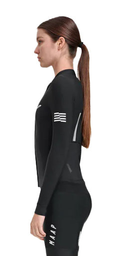 Women's Evade Thermal LS Jersey 2.0 - Black
