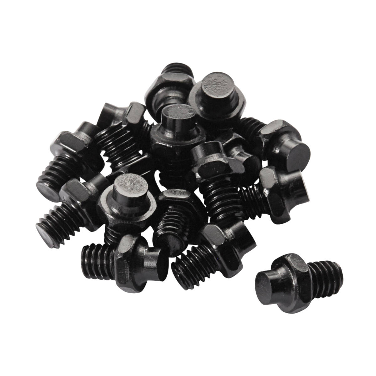 Ersatz Pins für Plattformpedale 16 Stück Alloy - M4 - Schwarz