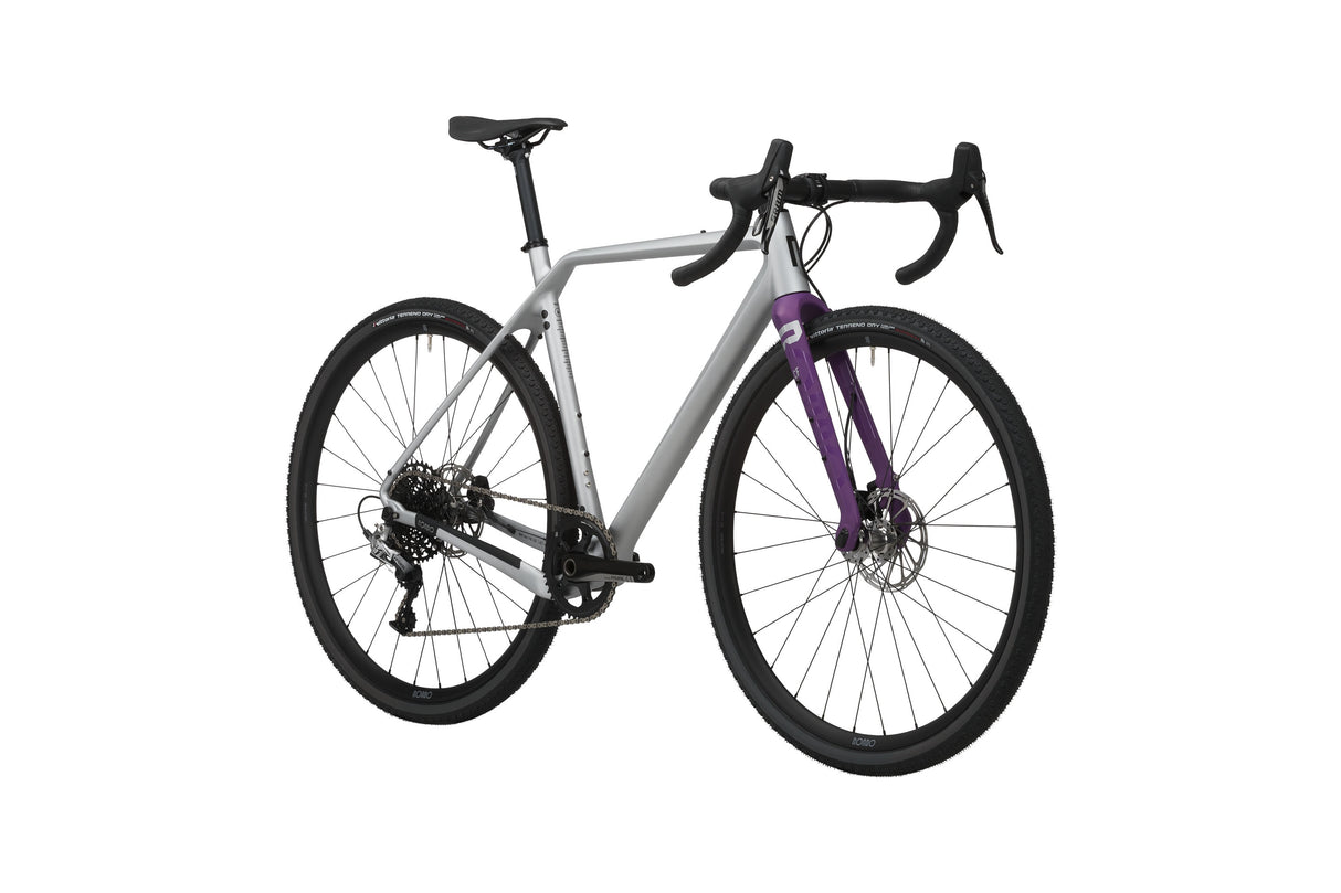 Ruut CF2 Gravelbike - Silver/Purple