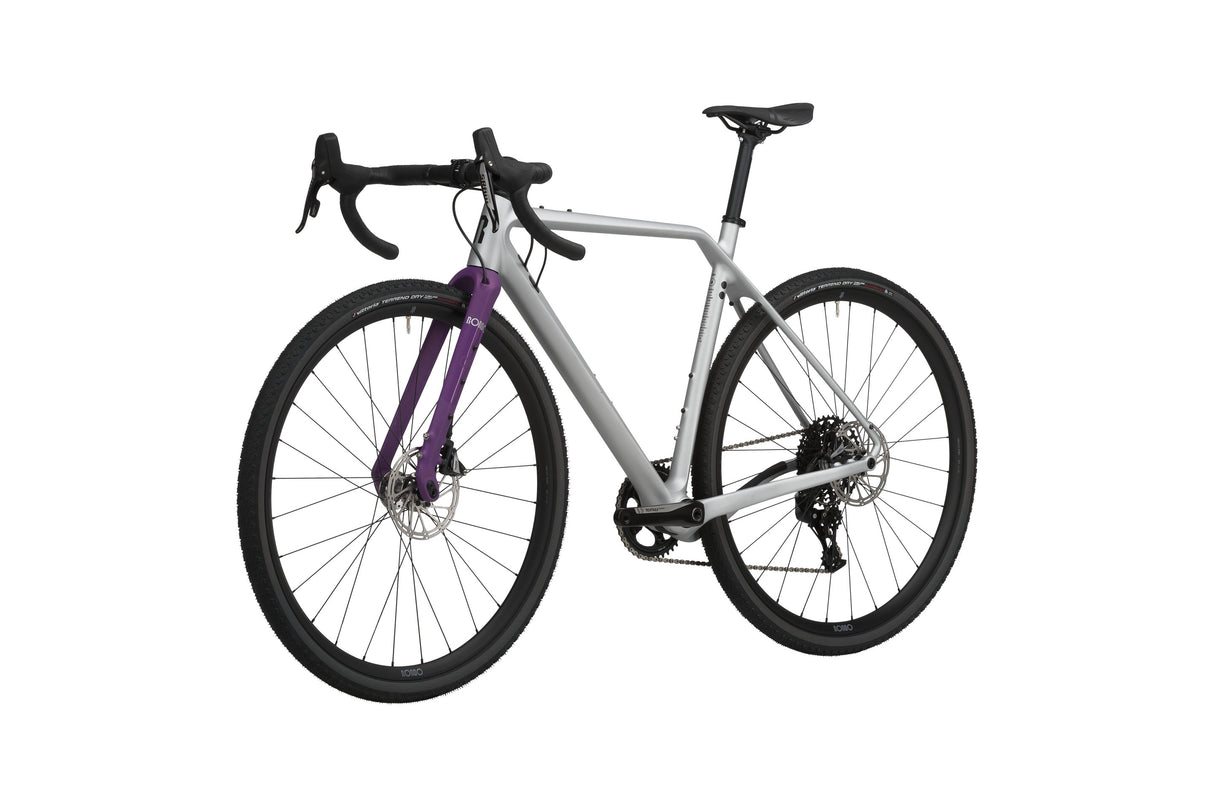 Ruut CF2 Gravelbike - Silver/Purple