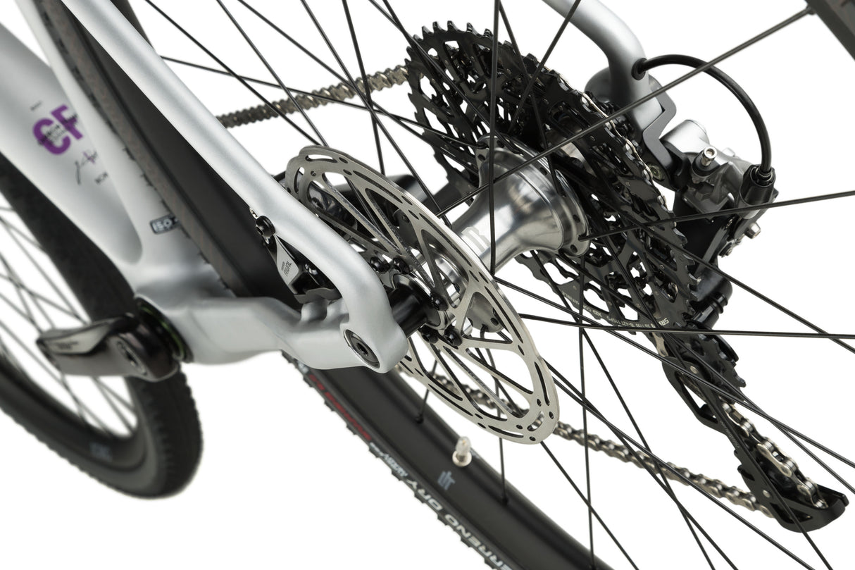 Ruut CF2 Gravelbike - Silver/Purple