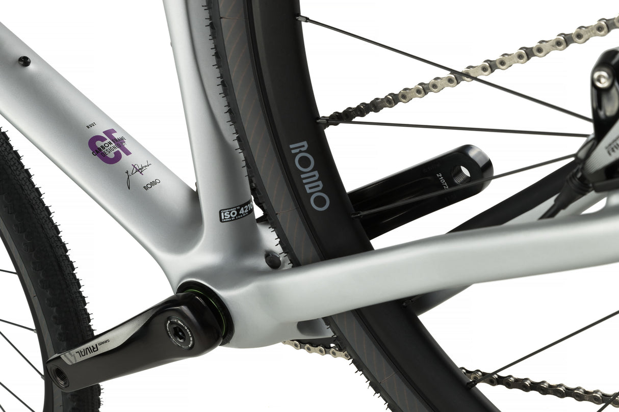 Ruut CF2 Gravelbike - Silver/Purple