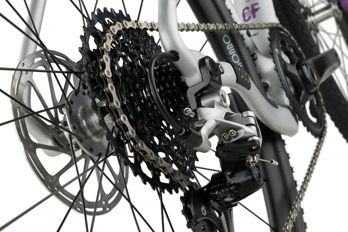 Ruut CF2 Gravelbike - Silver/Purple