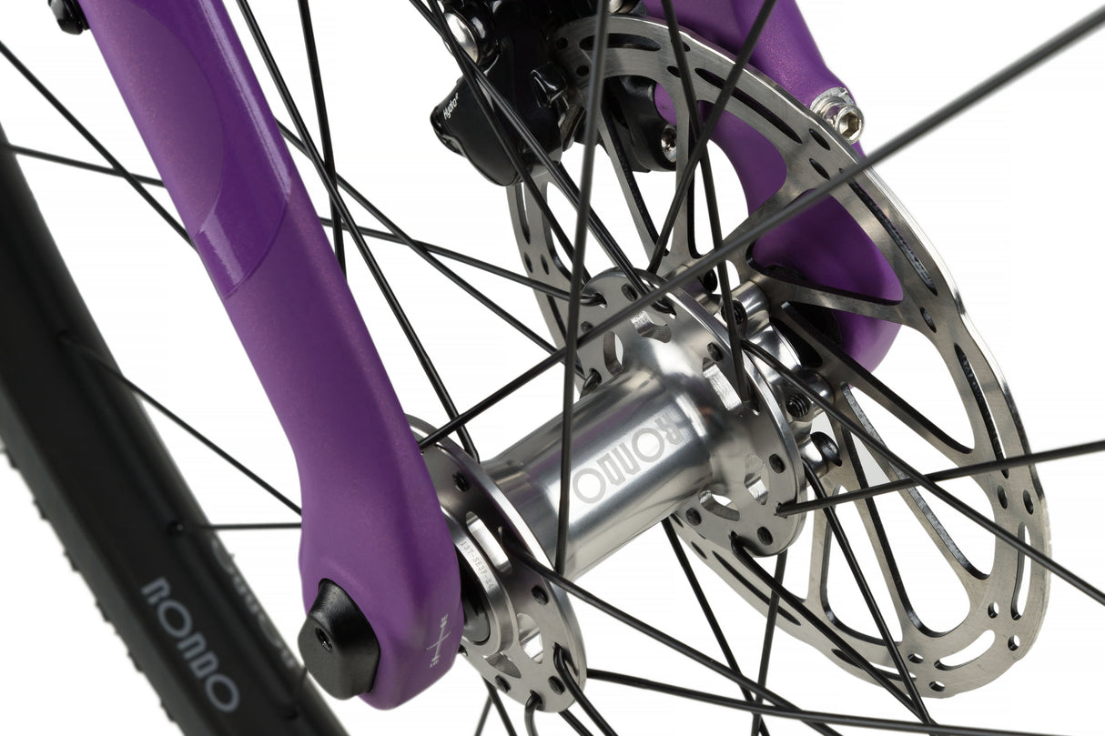 Ruut CF2 Gravelbike - Silver/Purple