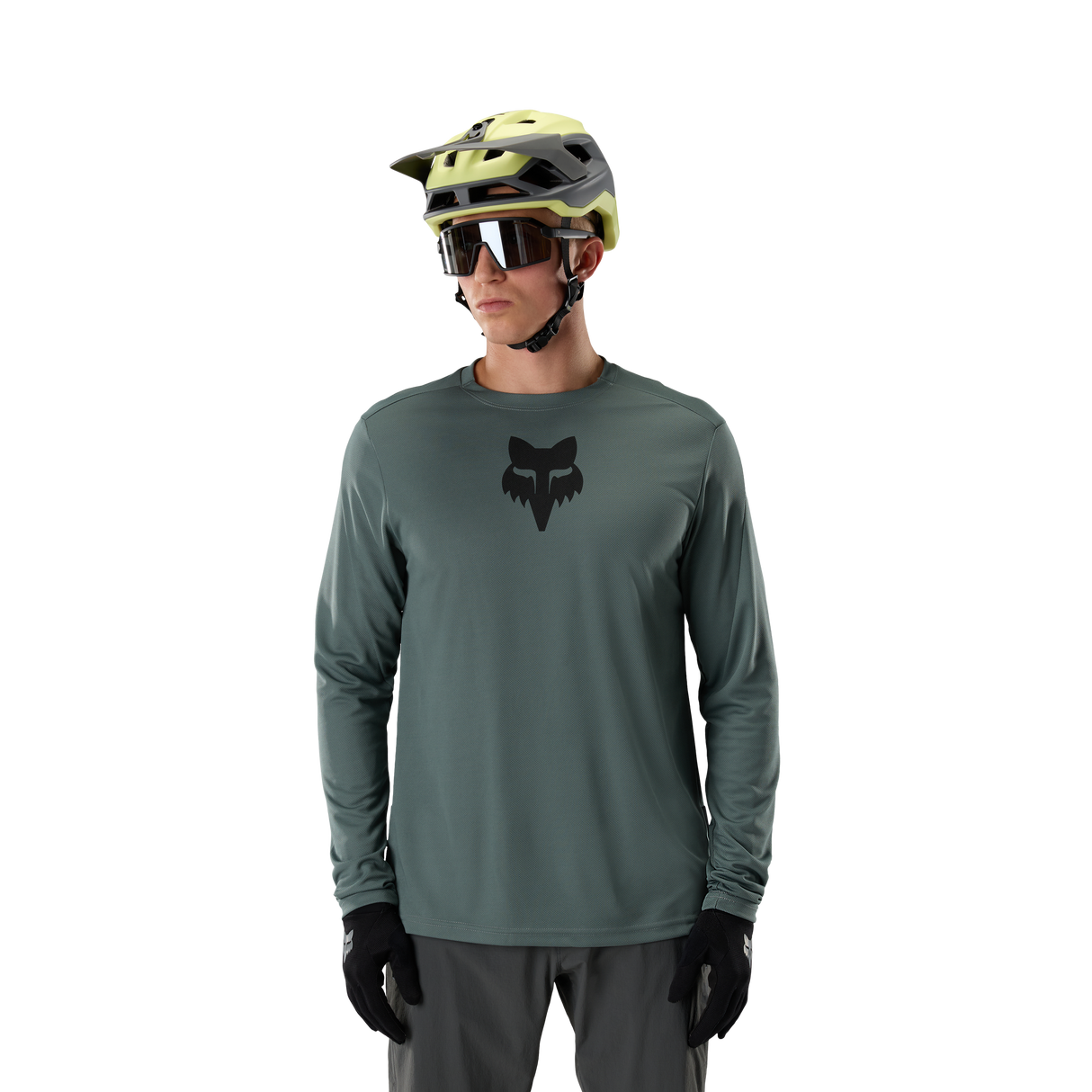 Ranger Long Sleeve Jersey Fox Head - Sage