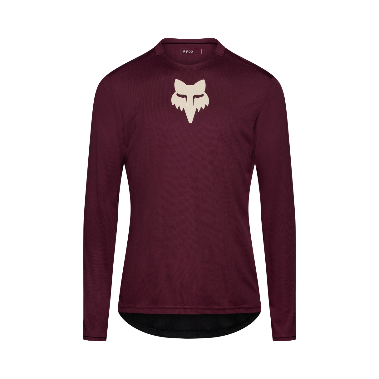 Ranger Long Sleeve Jersey Fox Head - Dark Maroon
