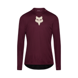 Ranger Long Sleeve Jersey Fox Head - Dark Maroon