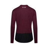 Ranger Long Sleeve Jersey Fox Head - Dark Maroon