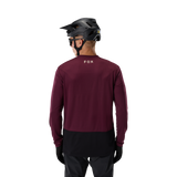 Ranger Long Sleeve Jersey Fox Head - Dark Maroon