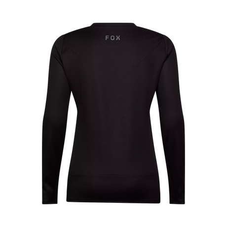 Womens Ranger Fox Head Long Sleeve Jersey - Black