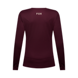 Woman Ranger Long Sleeve Jersey Fox Head - Dark Maroon