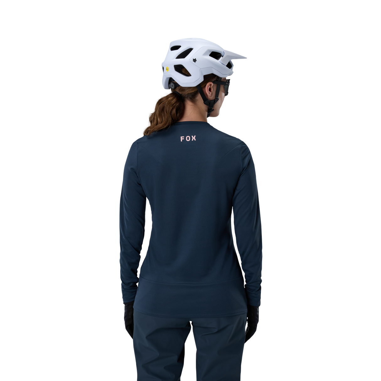 Woman Ranger Long Sleeve Jersey Fox Head - Galaxy Blue